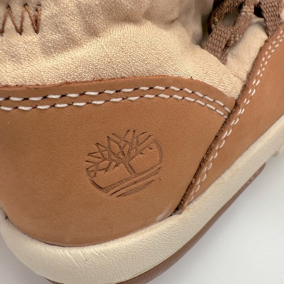 Toddler Timberland Tan Boots Ankle Boots - Almost new condition Sz US 8 - Picture 9 of 12